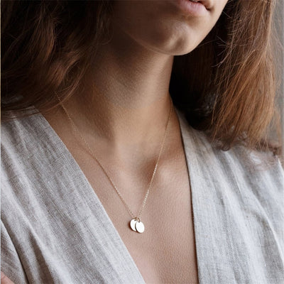 Noémia - Round Pendant Coin Chain