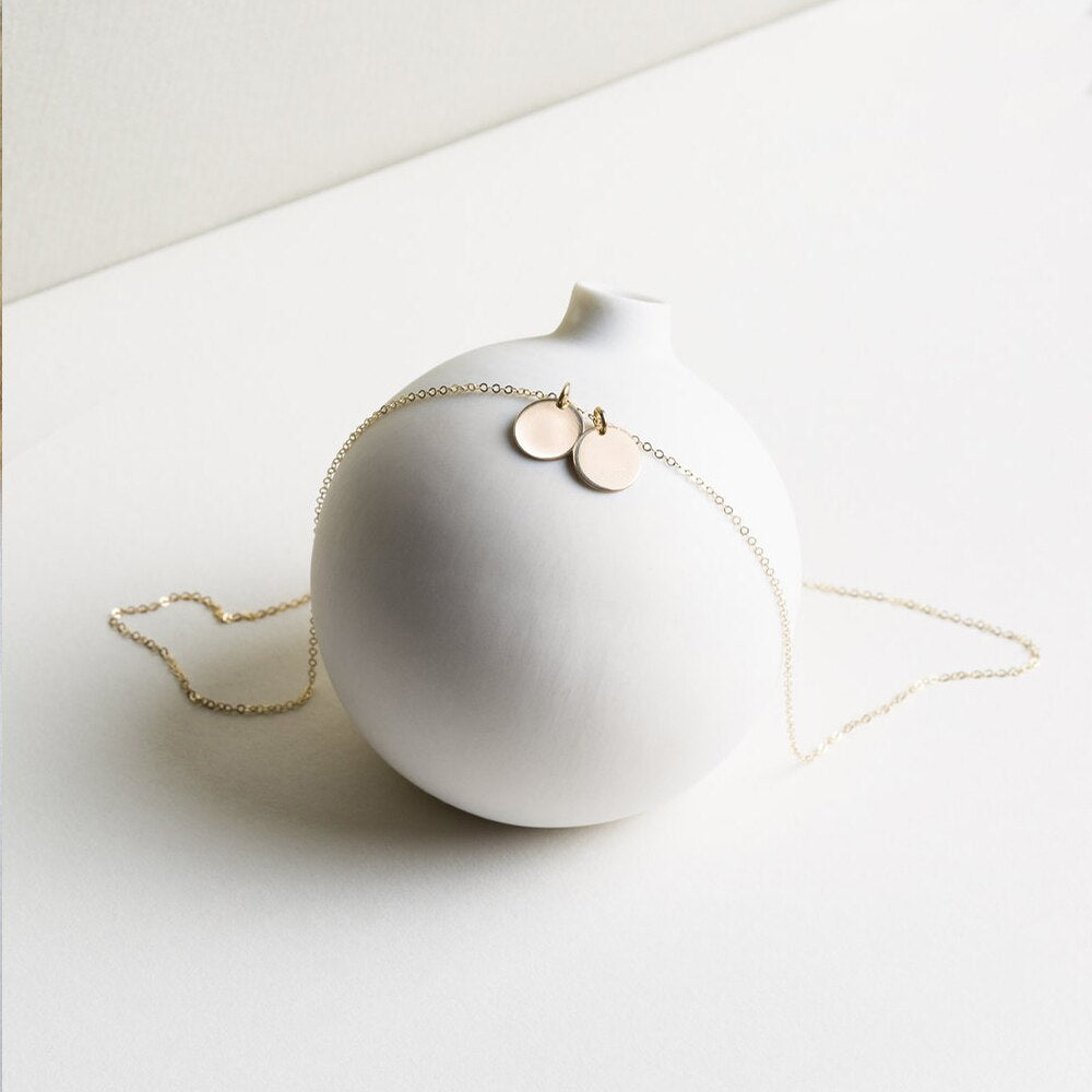 Noémia - Round Pendant Coin Chain