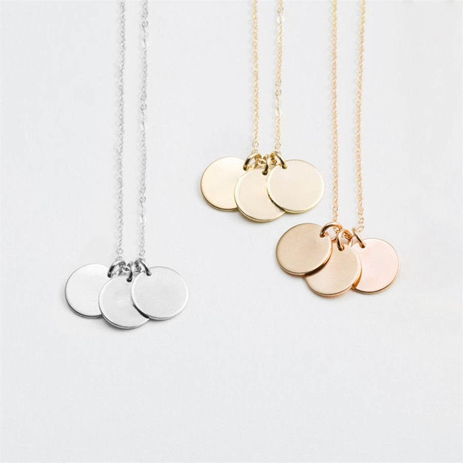 Noémia - Round Pendant Coin Chain