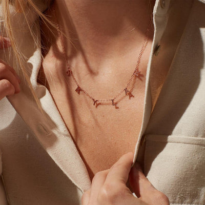 Necklace with letters - Initial Name necklace