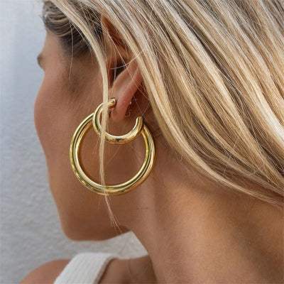 Isabella - Stackable C Shape Earrings