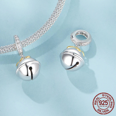 Silver Dog Charms Pendants Set 1