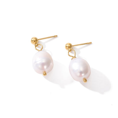 Catarina - Freshwater Pearl Dangle Earrings