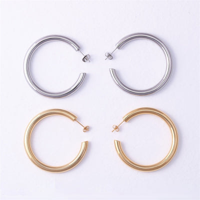 Isabella - Stackable C Shape Earrings
