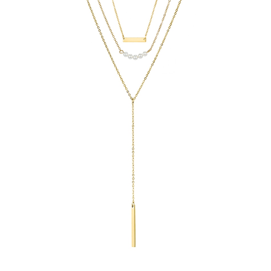 Multi Layered Pendant Necklace for Women