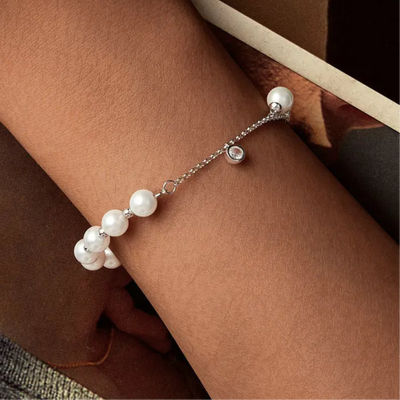 Sterling Silver White Pearl