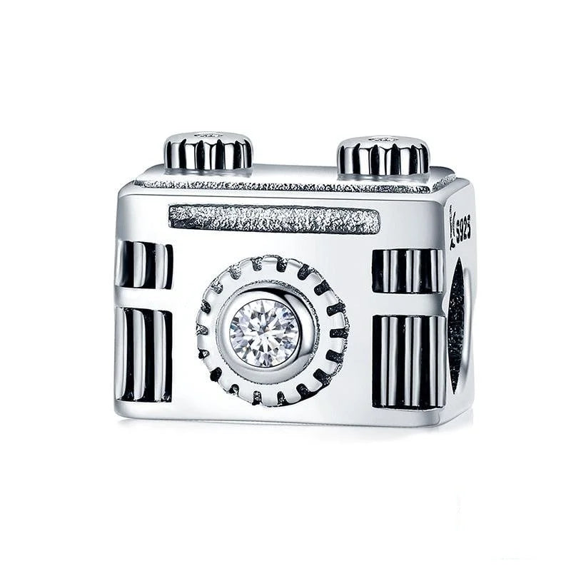 Camera Silver Charm - Figueira