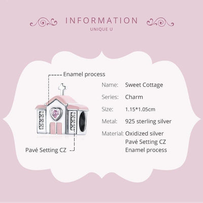 Sweet Cottage Silver Charm - Figueira