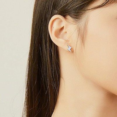 Bright Lightning Opal Stud Earring - Figueira