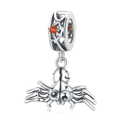 Spider Cobweb Heart Charm - Figueira