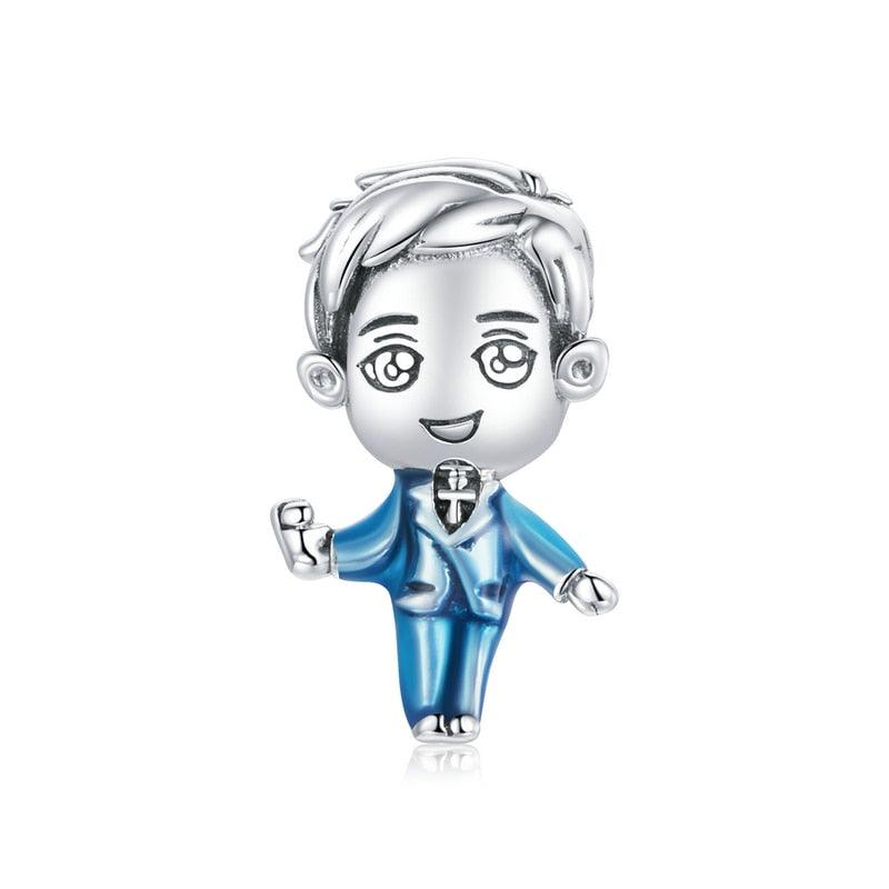 Sweet Wedding Bride Groom Charm - Figueira