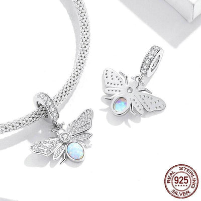 Opal Firefly Insect Charm - Figueira