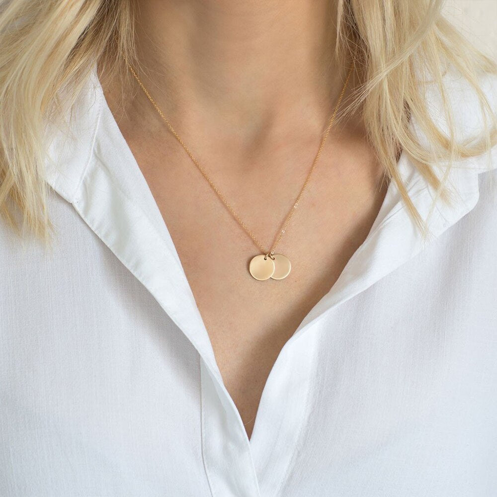 Noémia - Round Pendant Coin Chain