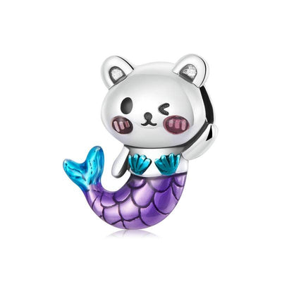 Silver Mermaid charm - Figueira