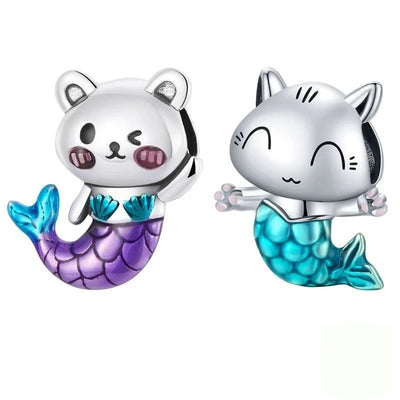 Silver Mermaid charm - Figueira