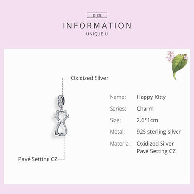 Cat Animal Dangle Charm - Figueira