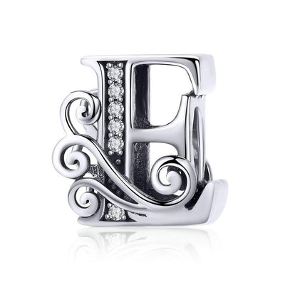 Dazzling alphabet silver charms - Figueira