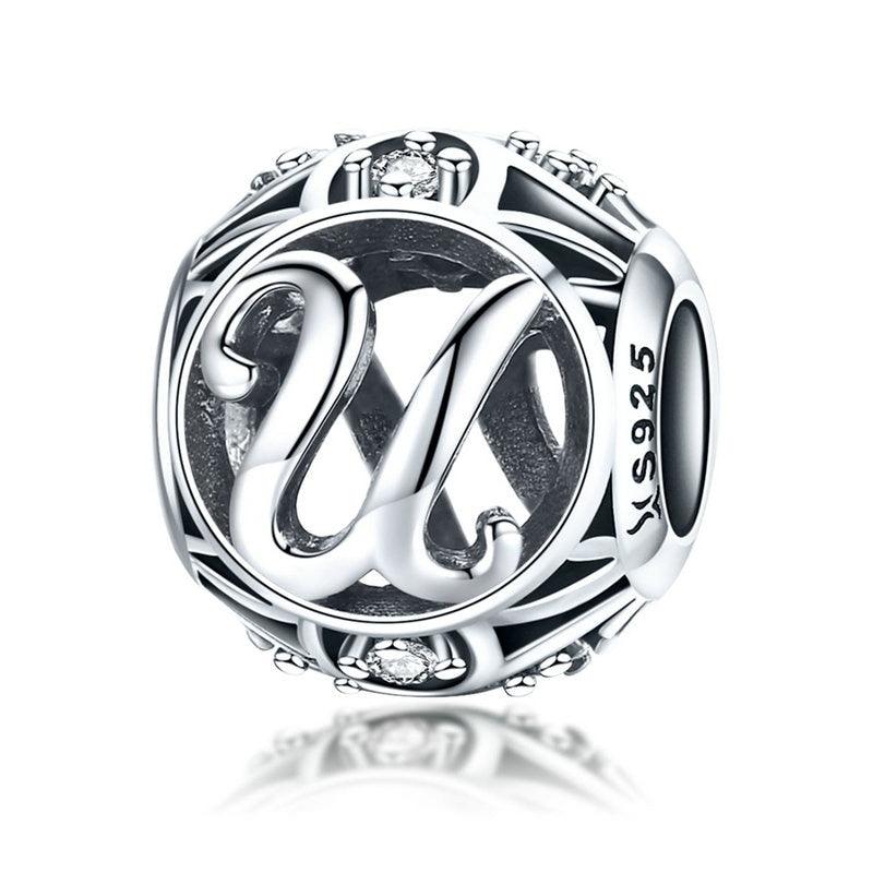 Letters & alphabet silver Beads - Figueira