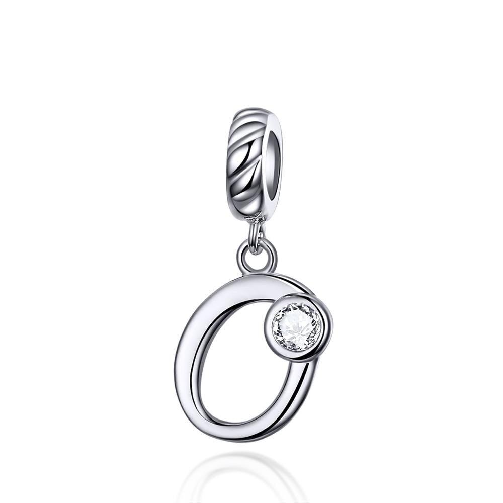 Silver alphabet dangle charms - Figueira