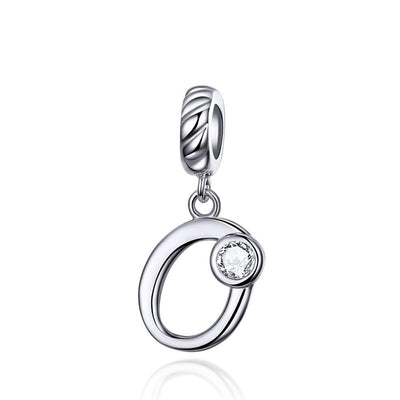 Silver alphabet dangle charms - Figueira
