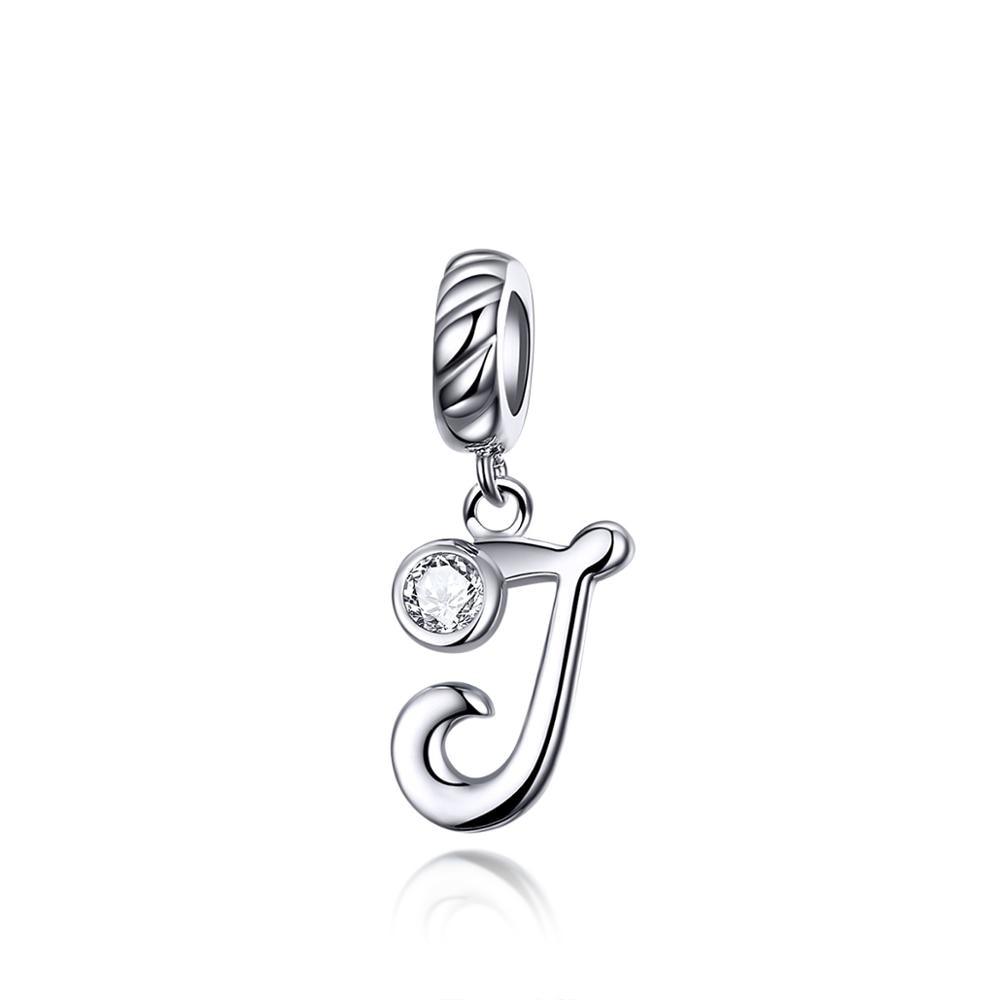 Silver alphabet dangle charms - Figueira