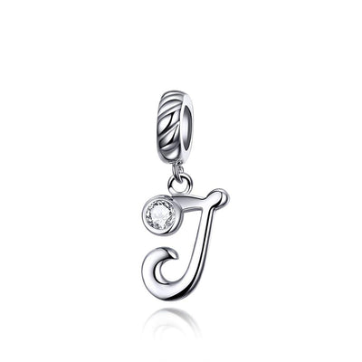 Silver alphabet dangle charms - Figueira
