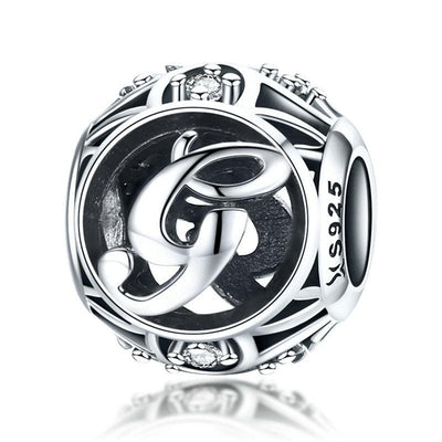 Letters & alphabet silver Beads - Figueira