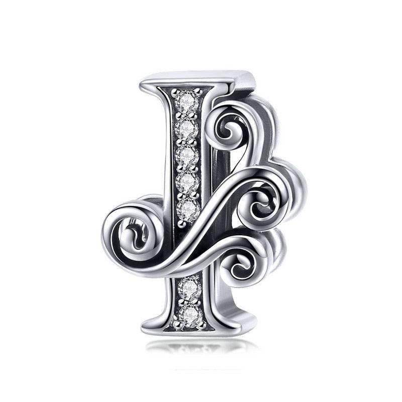 Dazzling alphabet silver charms - Figueira