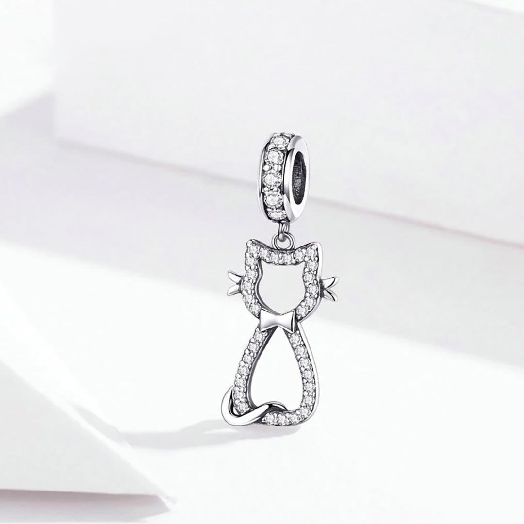 Cat Animal Dangle Charm - Figueira