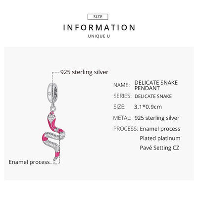 Rose Red Snake Charm - Figueira