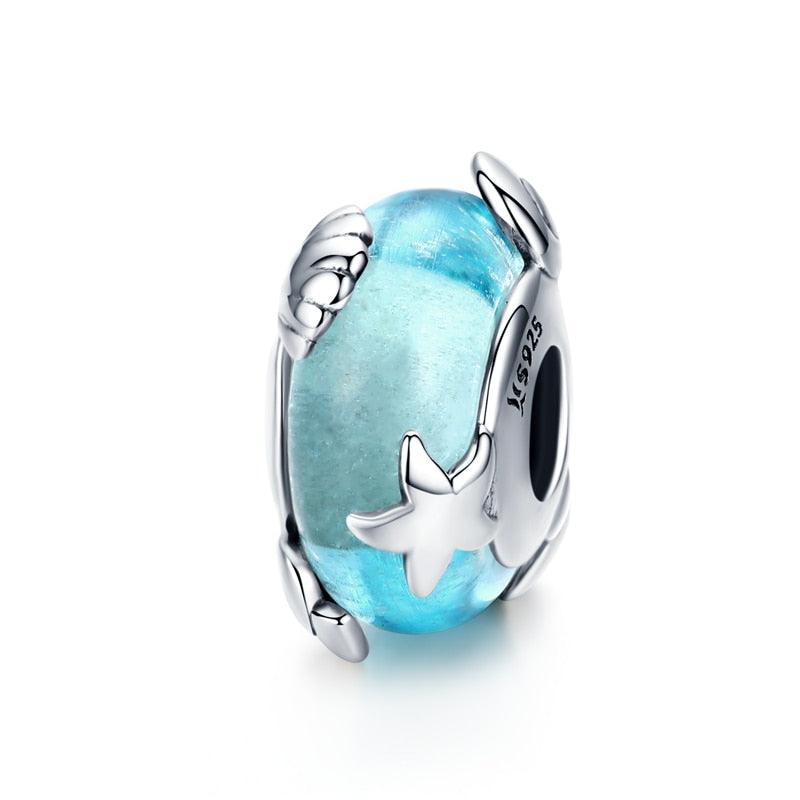 Starfish Seashell Silver Charm - Figueira
