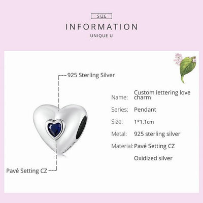 Blue Zircon Heart - Figueira