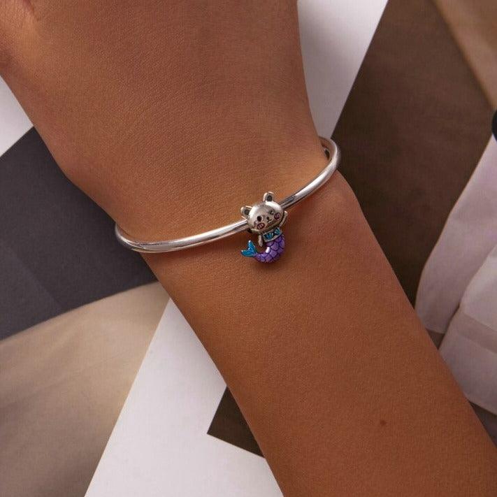Silver Mermaid charm - Figueira