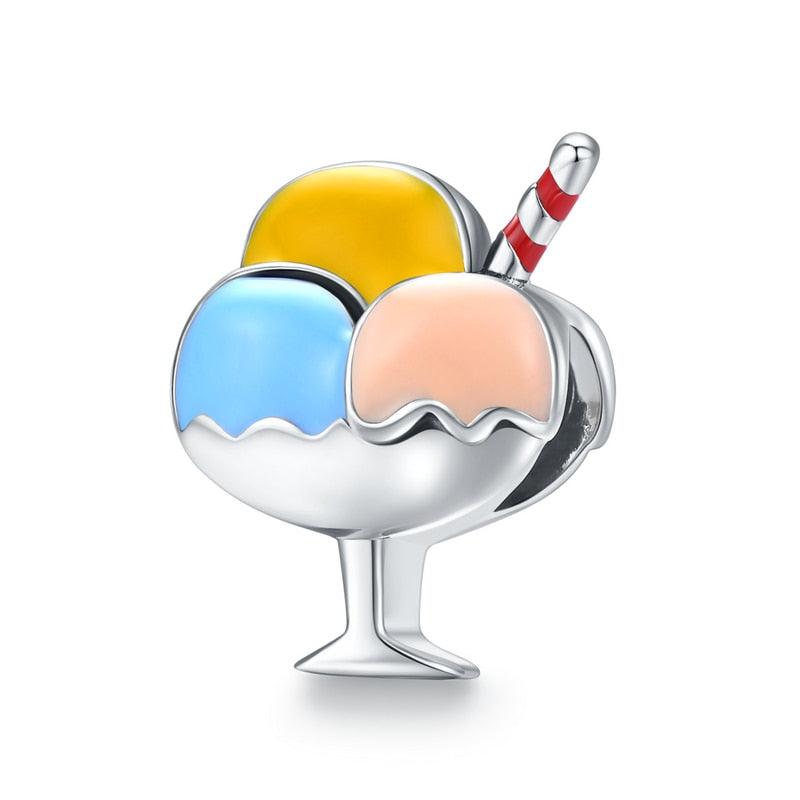 Ice cream Silver Charm - Figueira