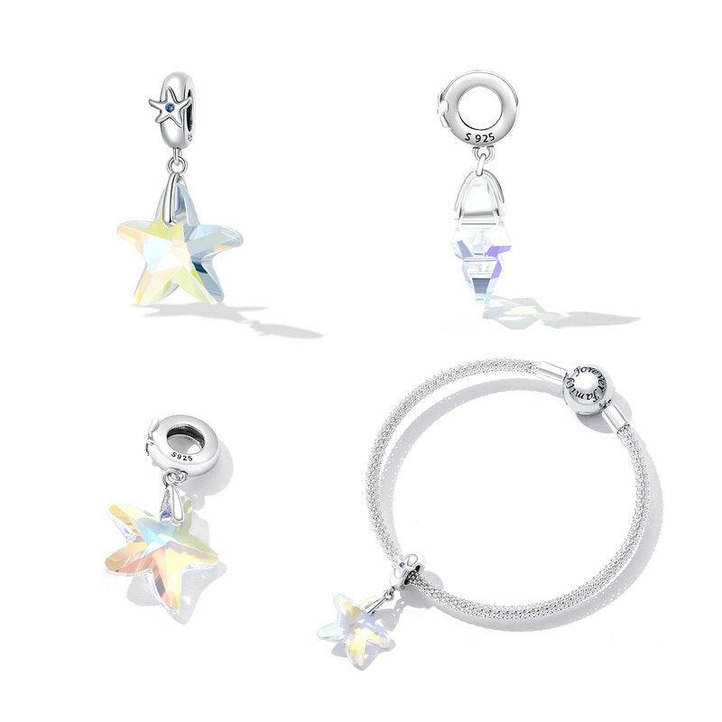 Crystal Star Silver Charm - Figueira