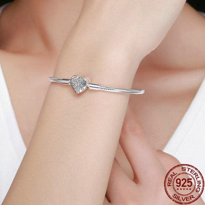 The tree of family silver charm bracelet - Figueira